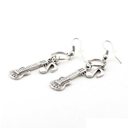 Herşey Nota Gitar Küpe