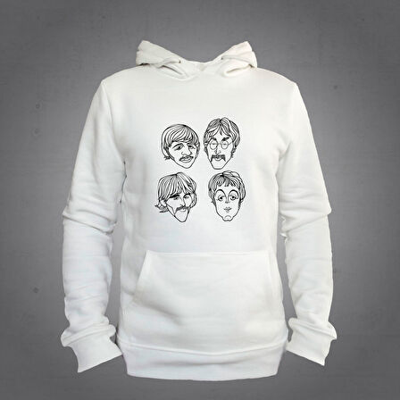 The Beatles Grup Kapüşonlu Sweatshirt Hoodie Unisex