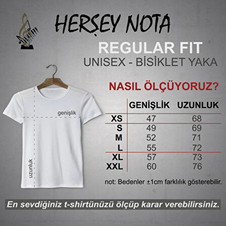 Herşey Nota Note Game Unisex Tshirt