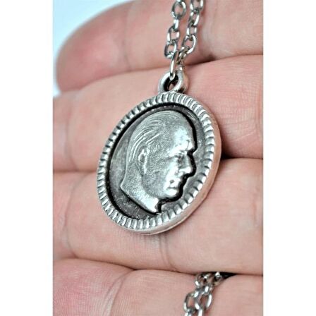 Atatürk Madalyon Unisex Kolye