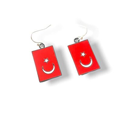 Herşey Nota Bayrak Küpe 