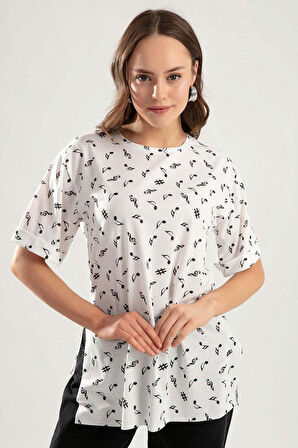 Herşey Nota Sol Anahtar Kalp T-Shirt  366