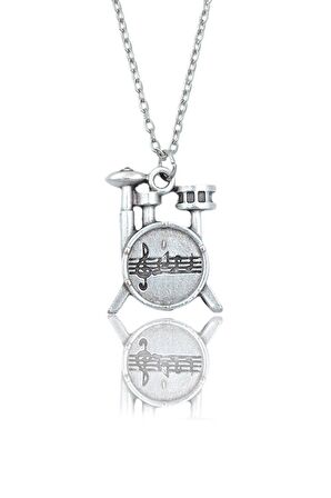 Bateri Kolye 925 Ayar Gümüş Kaplama 