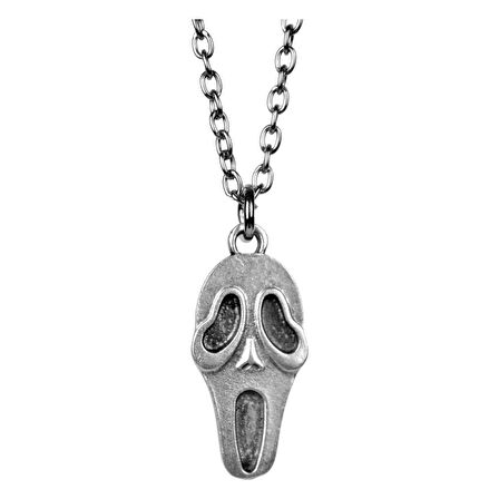 Scream Çığlık Erkek Kadın Kolye Antik Gümüş Kaplama
