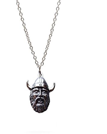 Viking Savaşçı sakallı adam kolye