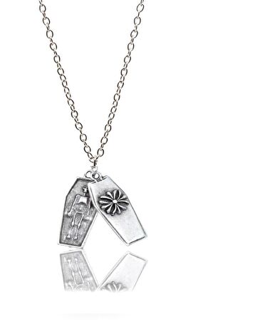 İşlemeli Tabut Kolye