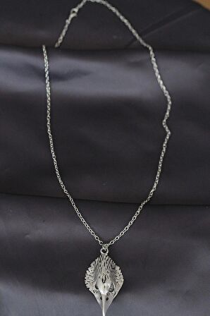 Herşey Nota Uçlu Kartal Kafası Kolye  