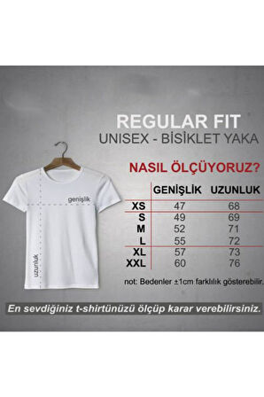 Herşey Nota Piyano Kravat Unisex Tshirt