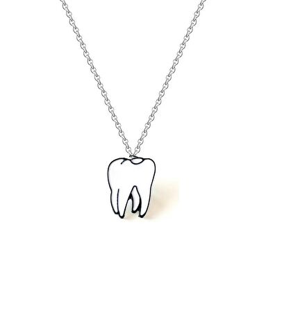 Diş Dişçi Hediye Kadın - Erkek Kolye Kolye