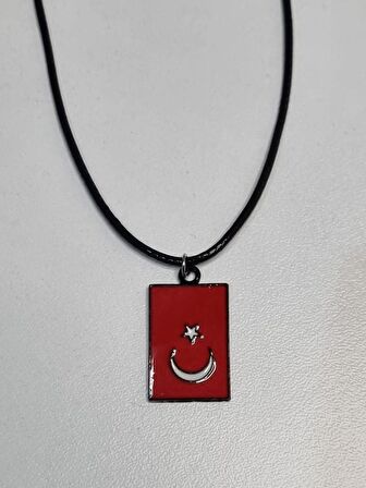 Türk Bayrağı Kolye