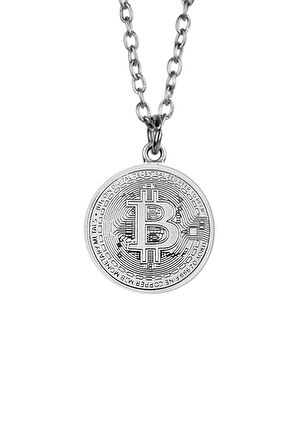 Bitcoin Btc Unisex Kolye