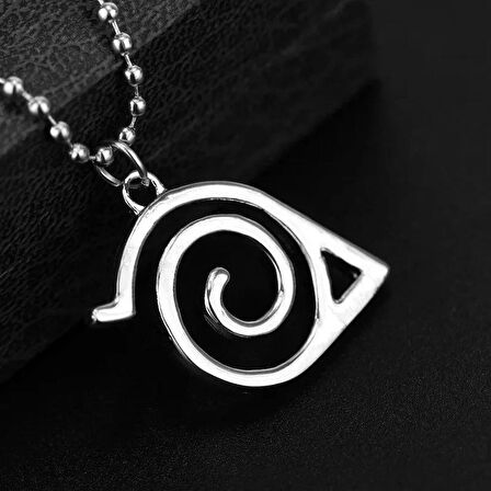 Anime Naruto Konoho Ninja işaretli Çelik Kolye