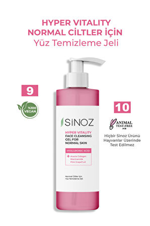 Sinoz Normal Ciltler için Yüz Temizleme Jeli 400ML