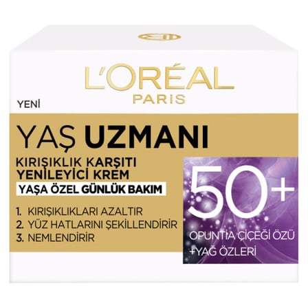 3 Adet L'Oreal Paris Age Expert Kırışıklık Karşıtı 50+