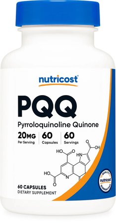 PQQ 20 mg 60 Capsules usa menş.