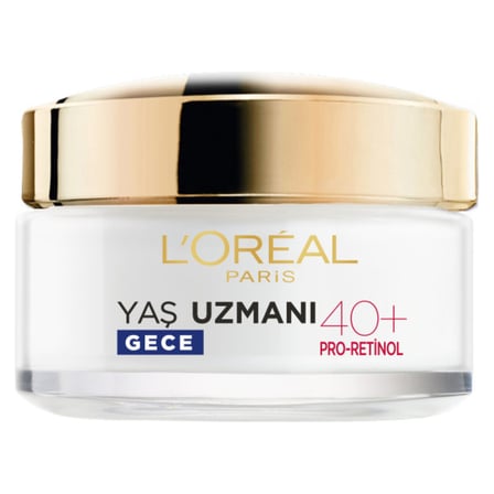 4 Adet Loreal Paris Yaş Uzmanı 40+ Gece Kremi 50Ml