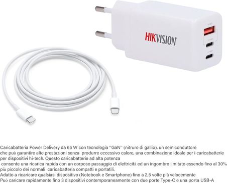 Macbook iPad ve Laptop Uyumlu 65W Gan 2 Type-C 1 USB Çıkışlı Şarj Adaptörü