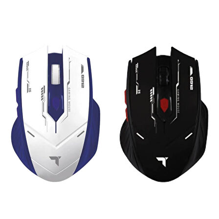 TORİMA TM-20 Çift Modlu Kablosuz Oyuncu Mouse 2.4Ghz 3200 Dpi Siyah-Beyaz
