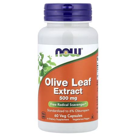 Olive Leaf Extract, 500 mg, 60 Vegetarian Capsules
