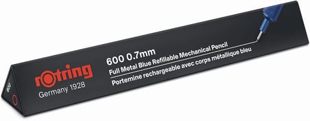 Rotring 600 İnce Uçlu Kalem Metalik Mavi 0.7 mm