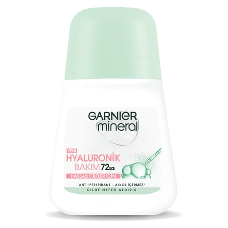 4 Adet Garnier Mineral Hyaluronik Bakım Roll-on Deodorant