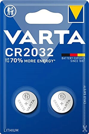 Varta Cr2032 3v Lityum Para Pil 2'li Ambalaj