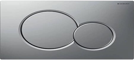 Sigma01 tetikleme plakası, krom kaplı plastikten yüksek kaliteli basma plakası, 2 miktarlı yıkama için, önden çalıştırma, basma çubukları ses yalıtımlı, ürün no. GEB115770215