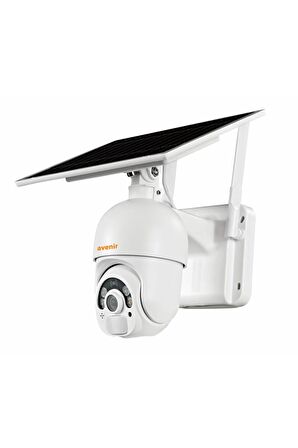 Avenir Av-s410 4g Sim Kartlı Güneş Enerjili Solar 360° Hareketli