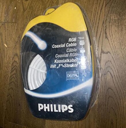 Philips Koaksiyel Kablo SWV3516/10 RG6 15 Metre