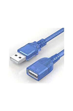 Rose Usb Uzatma Kablosu 10 Metre Uzatıcı Dişi Erkek Filtreli Mavi 10Mt