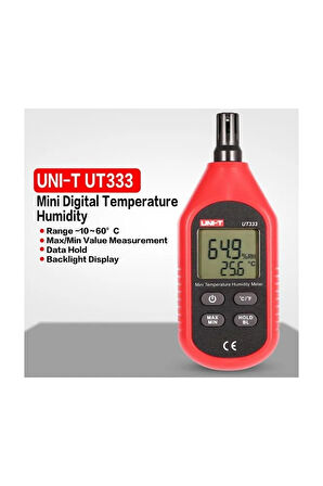 UNI-T UT 333 Mini Dijital Isı Nem / Termometre Ölçü Aleti UT333 UT-333