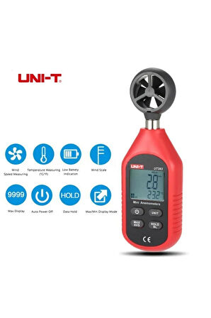 Uni-t Ut 363 Mini Dijital Rüzgar Ölçer / Anemometre