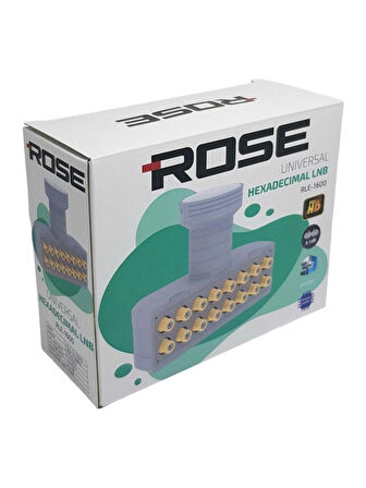 Rose RLE-1600 Hexademical 16çıkışlı Lnb 0.1db Full Hd 4K