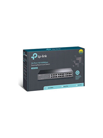 TP-Link TL-SF1024D, 24-Port 10/100Mbps Masaüstü/Rackmount Switch