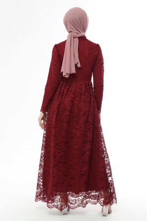 Modi Ahunisa Henna Abiye Bordo 5646