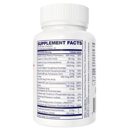 Women's Advanced Multivitamin 16'sı 1 arada 60 Capsules