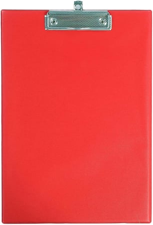 EKC - A4 Kapaklı Sekreterlik Kırmızı, Bloknot Yazı Tablası, Clipboard