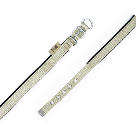 Softlu Köpek Boyun Tasması 2 cm 30-36-40 cm Haki alithestereo