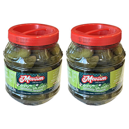 Mevsim Salatalık Turşusu 1350 gr x 2 Adet
