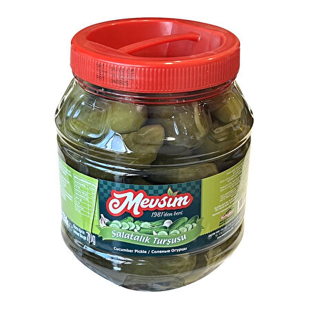 Mevsim Salatalık Turşusu 1350 gr x 2 Adet