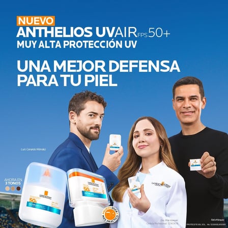 Anthelios UVAIR SPF50+ Renkli Güneş Koruyucu Fluid Açık Ton 50 ml