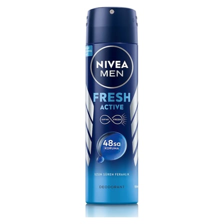 4 Adet Nivea Men Fresh Active Deodorant Sprey