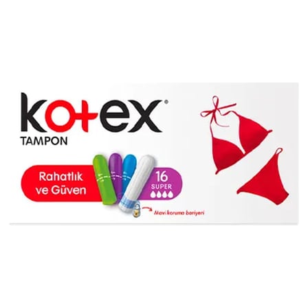 4 Adet Kotex Tampon Süper
