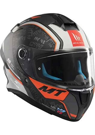 MT Helmets Targo S Ivan Ortolo B4 Kapalı Kask