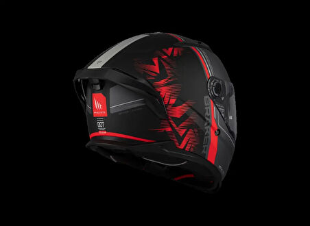 KASK MT BRAKER SV CHARM B5 MAT KIRMIZI