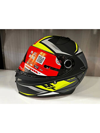Mt Helmets Kask mt Revenge 2 S Hatax C3 Mat Yellow