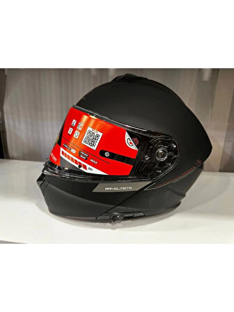 Mt Helmets Kask mt Genesis Sv A2 Çene Açılır Mat Siyah