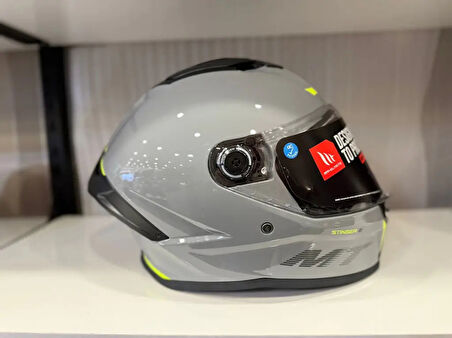KASK MT STINGER A12 PARLAK NARDO GRİ
