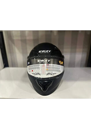 Sway Kask Sway 926 Mat Siyah Çene Açılır
