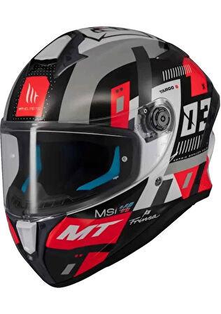 MT Helmets Targo S Sergio Garcia B5 Kapalı Kask